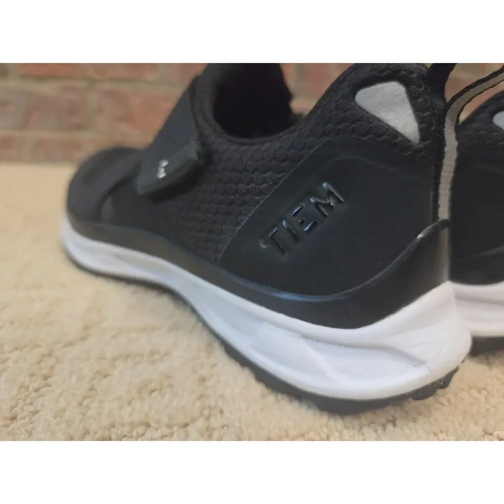 Tiem Slipstream Indoor Cycling Shoes Womens Size 7.5 Black